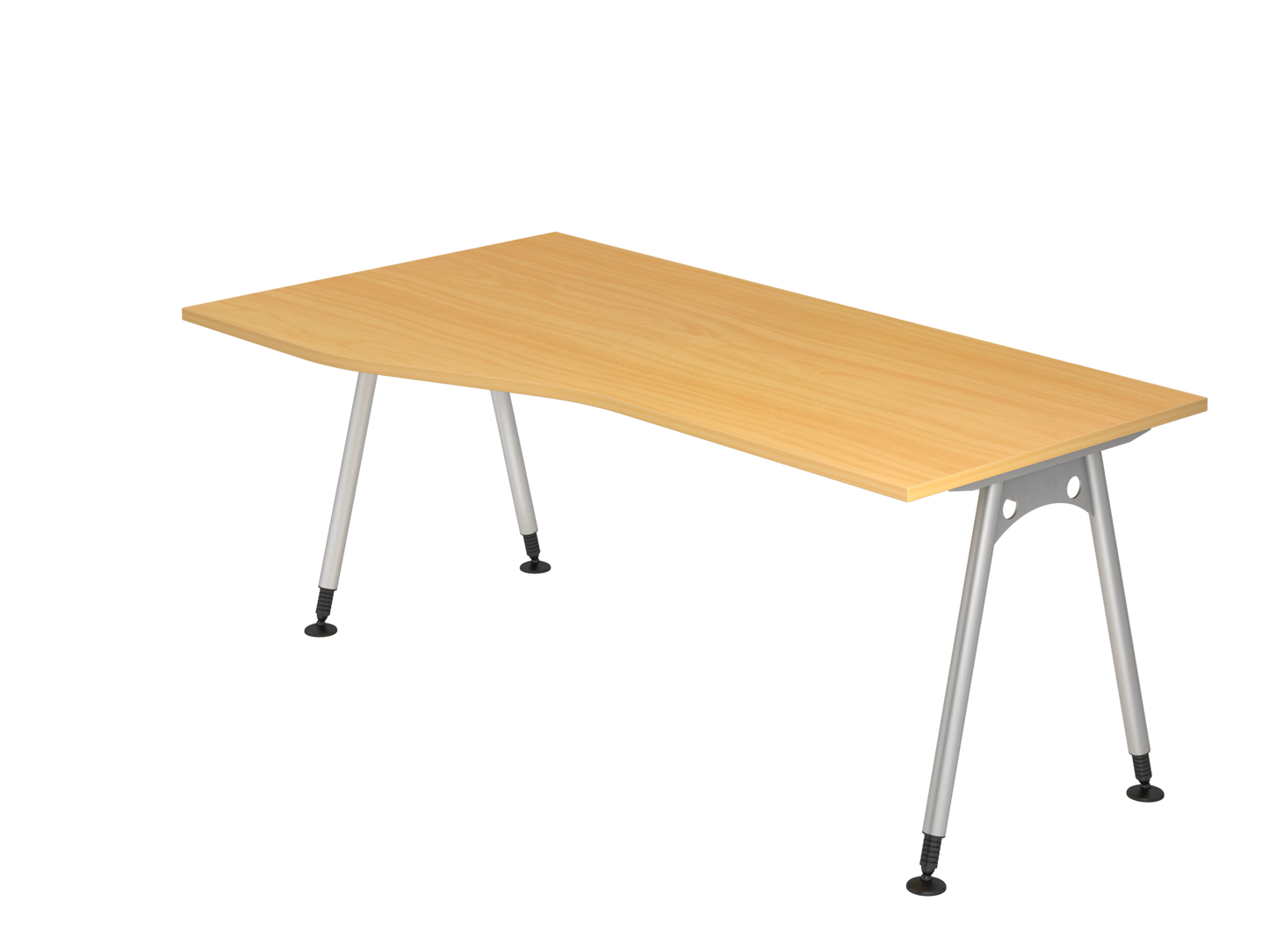 Schreibtisch AS18, 180 x 100/80cm
