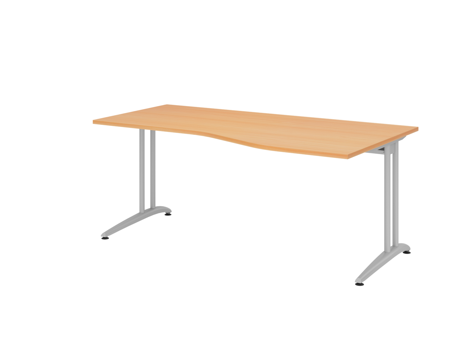 Schreibtisch BS18, 180 x 100/80cm