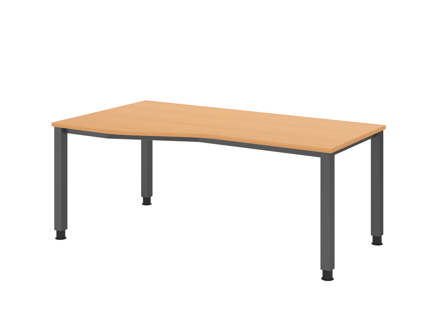 Schreibtisch QS18, 180 x 100/80cm
