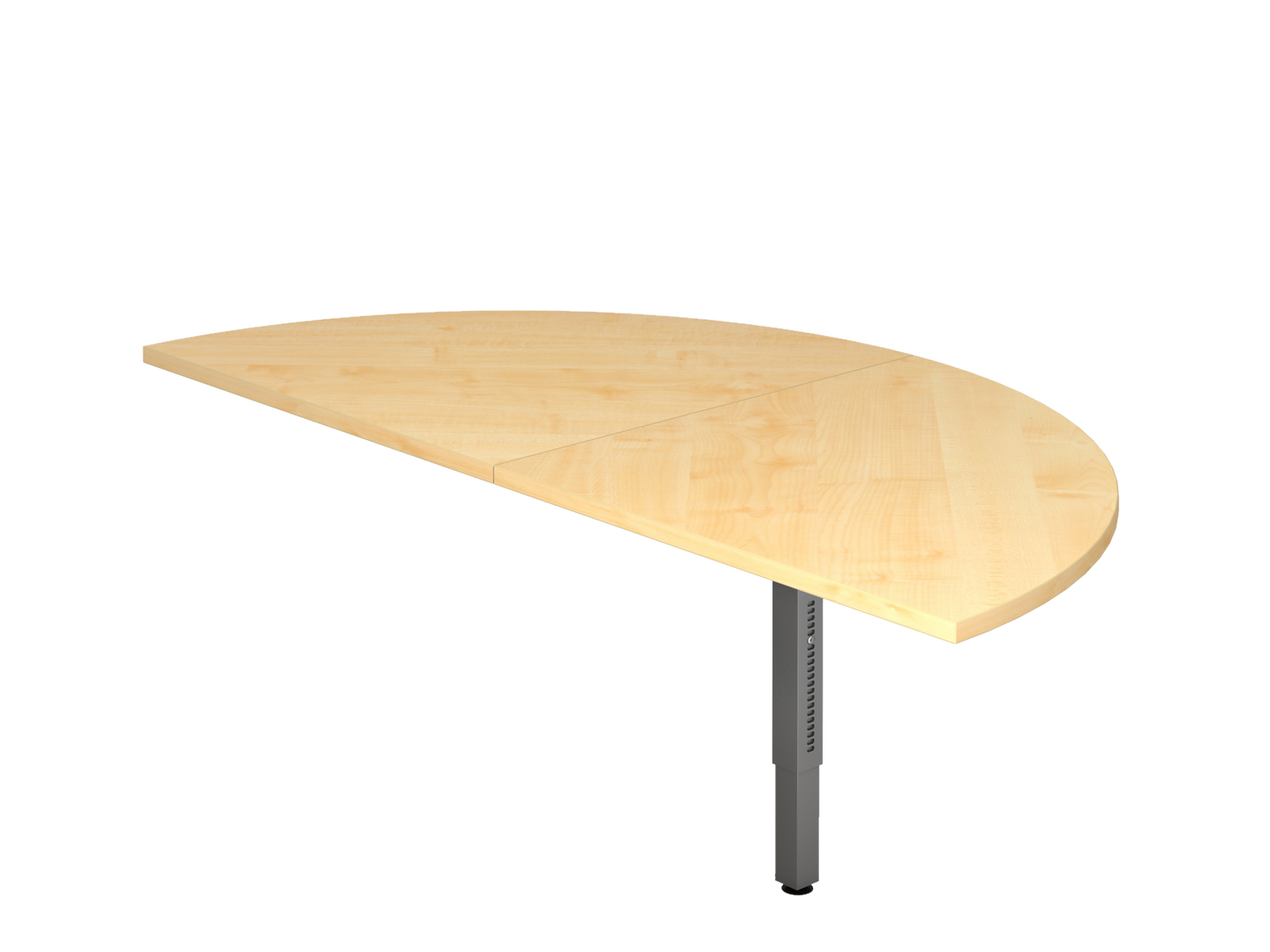 Anbautisch 2xViertelkreis RA160, 160 x 80 cm