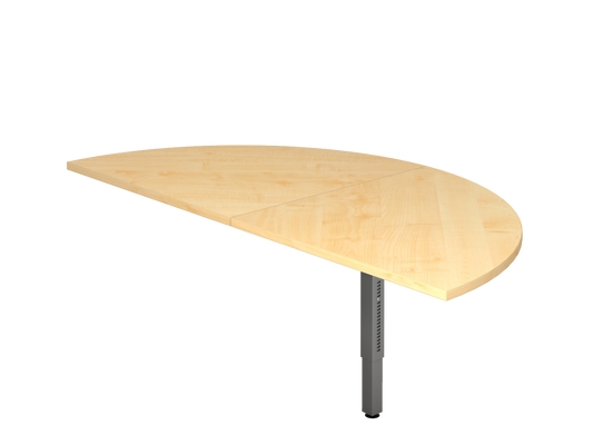 Anbautisch 2xViertelkreis RA160, 160 x 80 cm