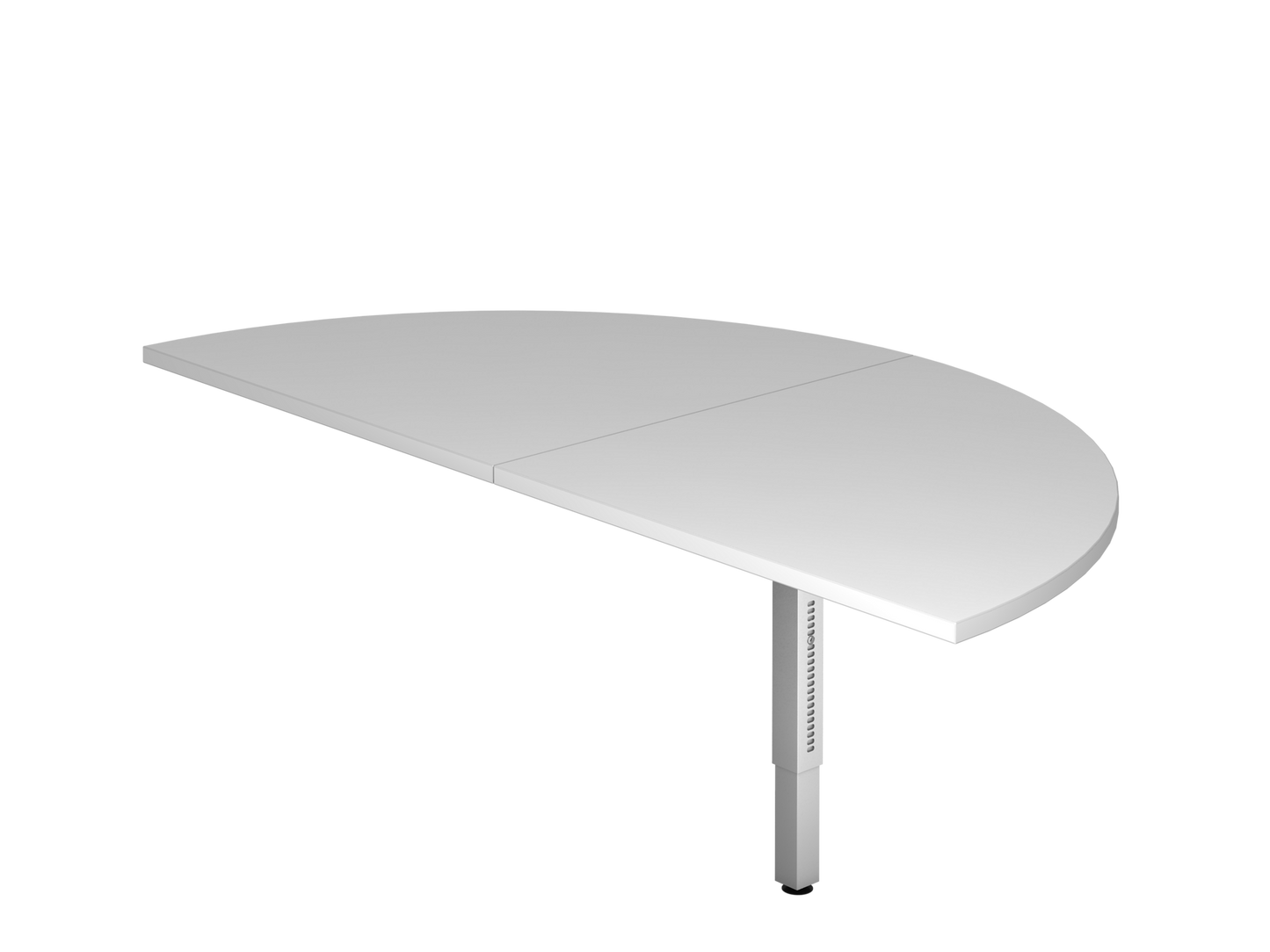 Anbautisch 2xViertelkreis RA160, 160 x 80 cm