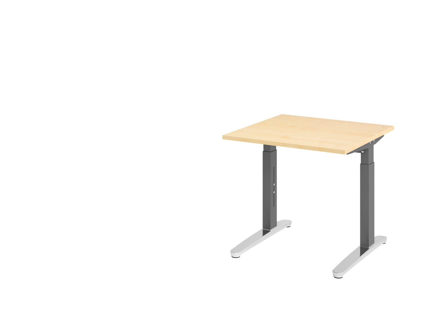 Schreibtisch XB08 C-Fuß 80x80cm