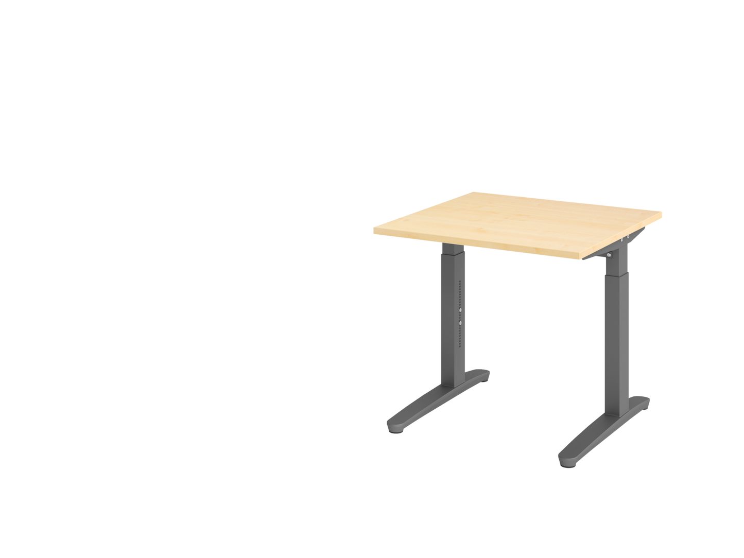 Schreibtisch XB08 C-Fuß 80x80cm