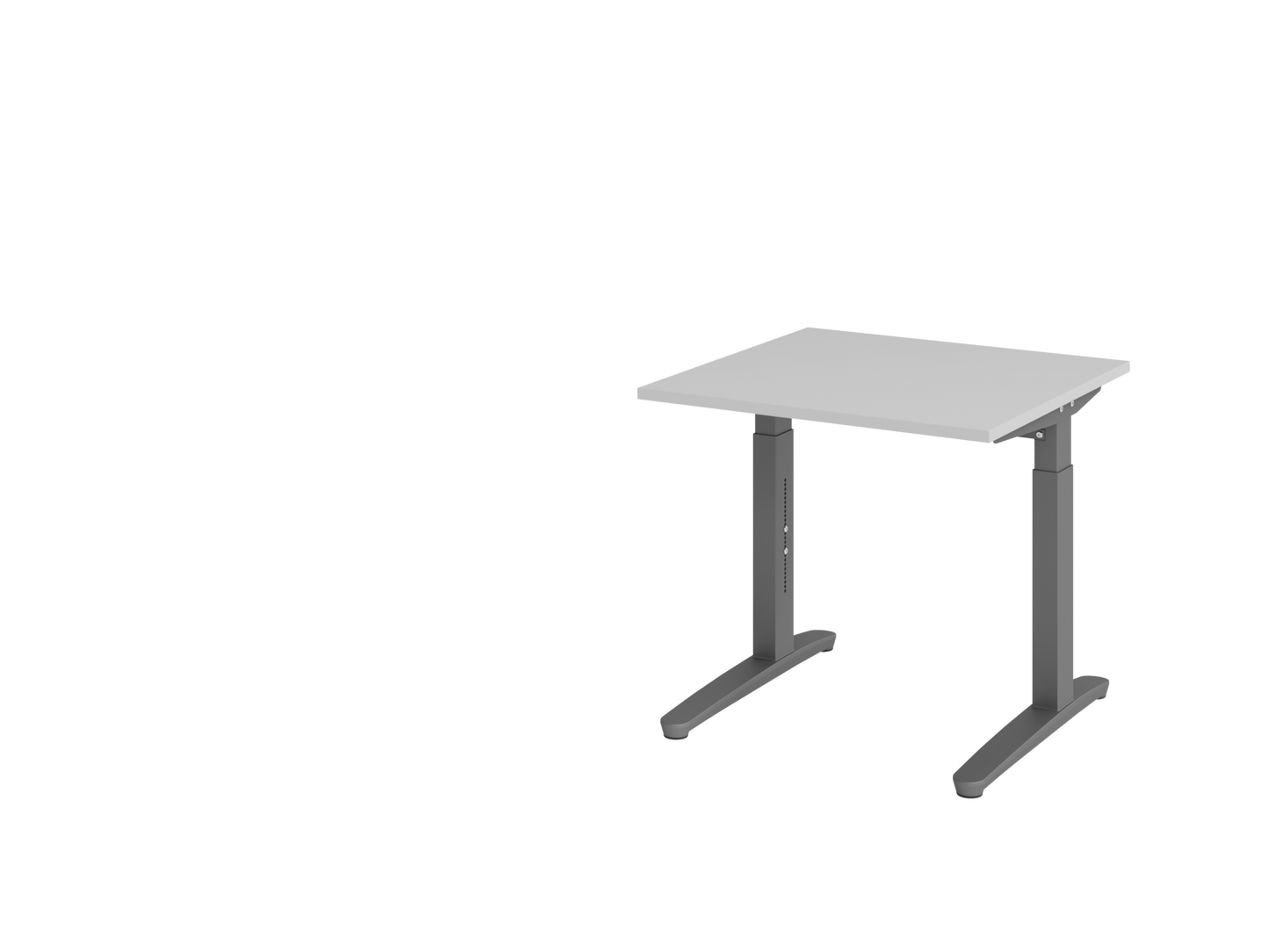 Schreibtisch XB08 C-Fuß 80x80cm