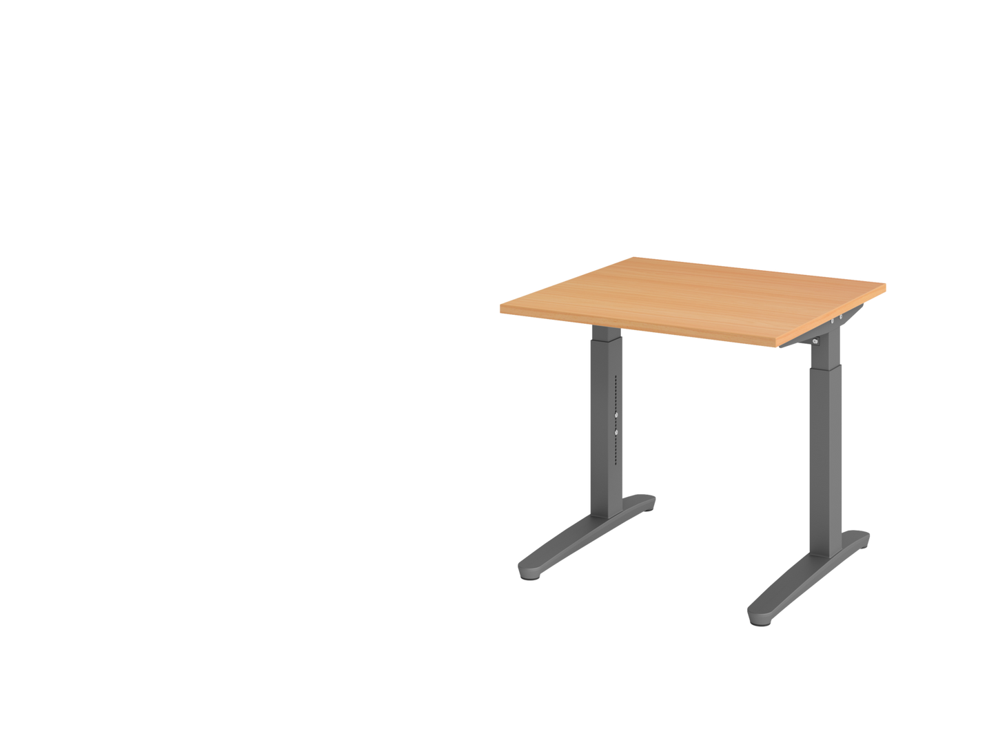 Schreibtisch XB08 C-Fuß 80x80cm