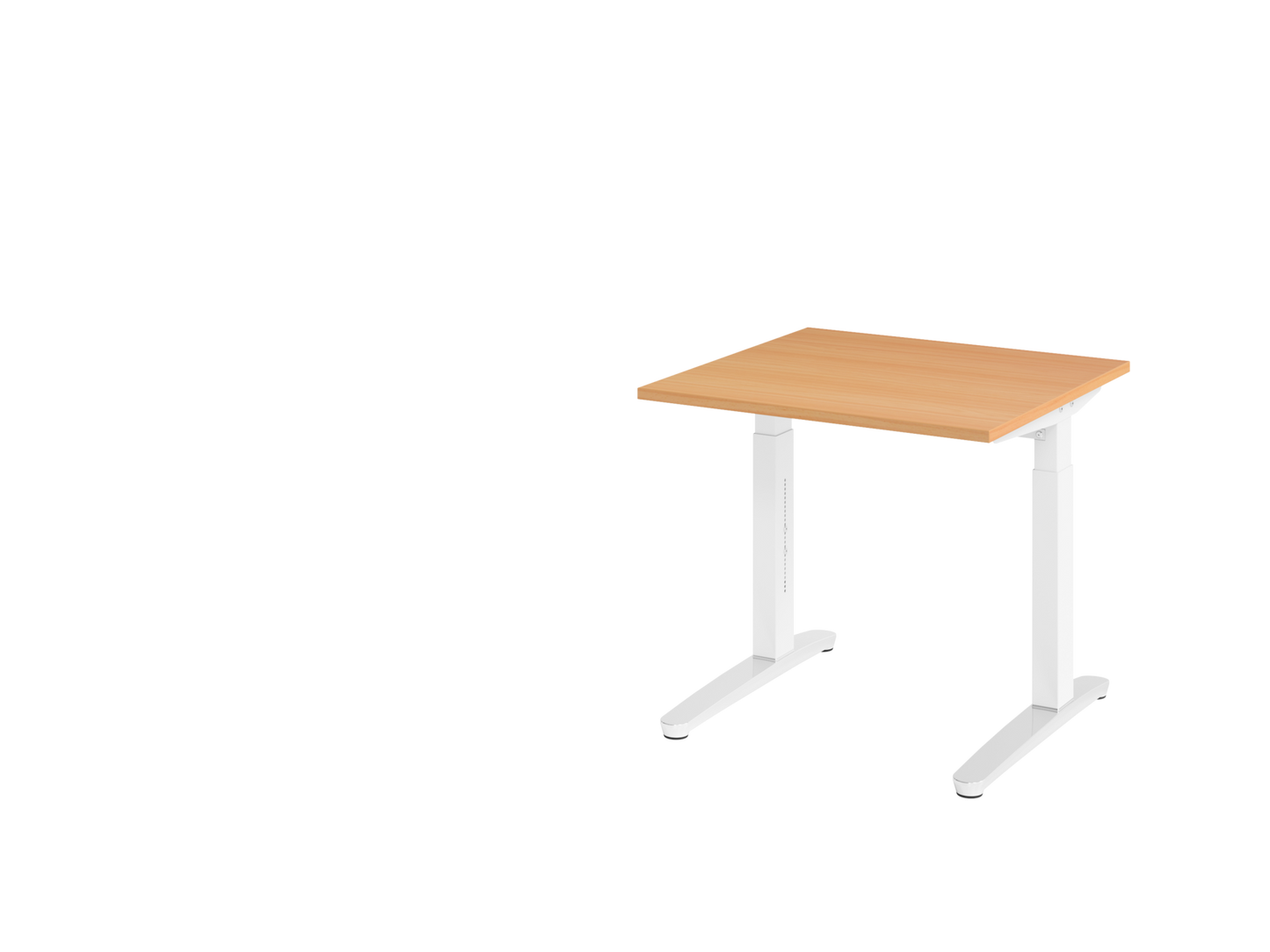 Schreibtisch XB08 C-Fuß 80x80cm