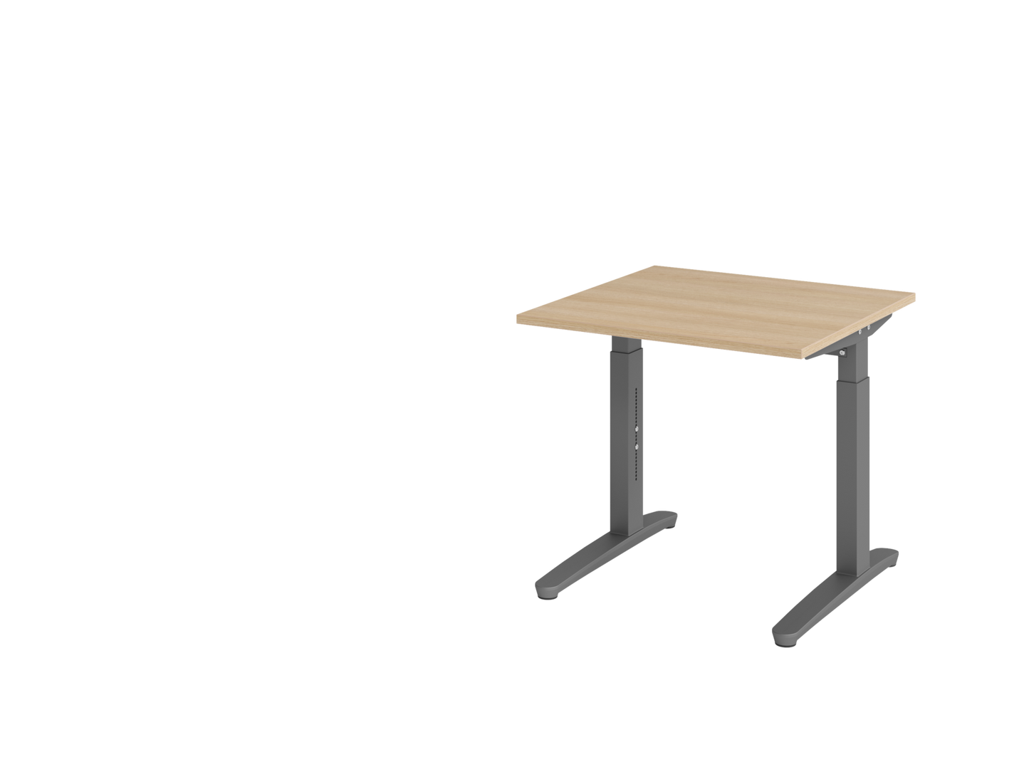 Schreibtisch XB08 C-Fuß 80x80cm