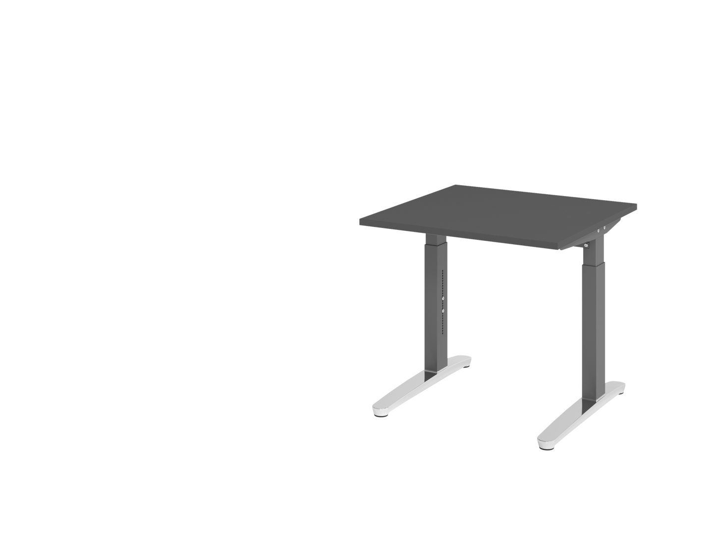 Schreibtisch XB08 C-Fuß 80x80cm