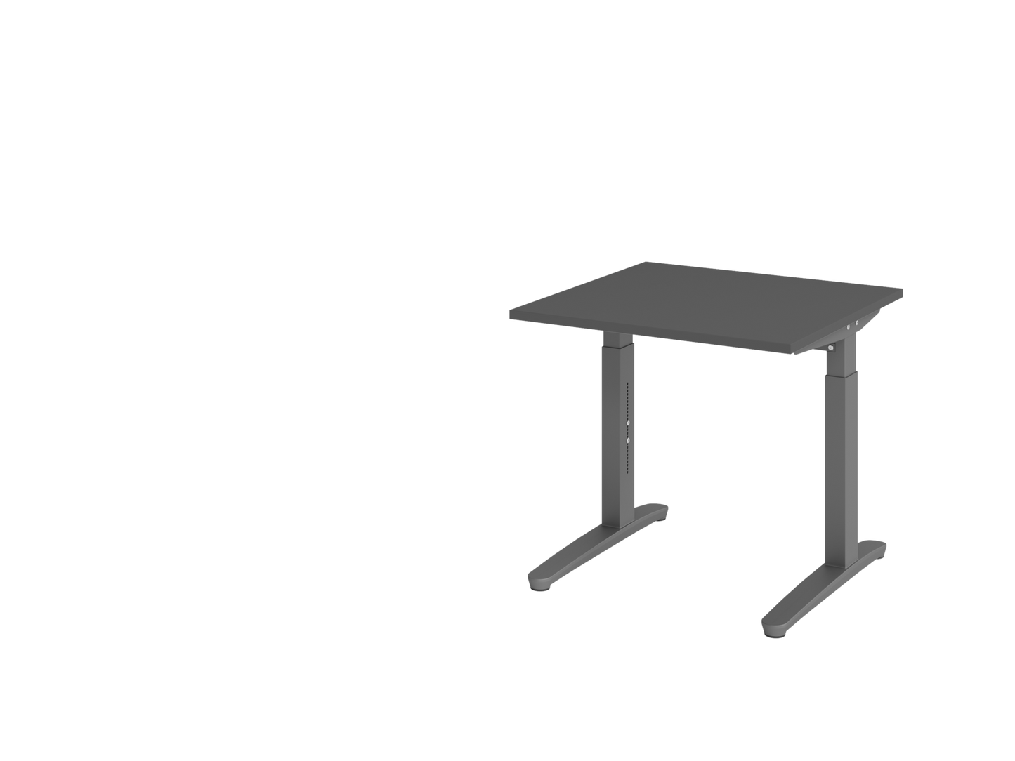 Schreibtisch XB08 C-Fuß 80x80cm