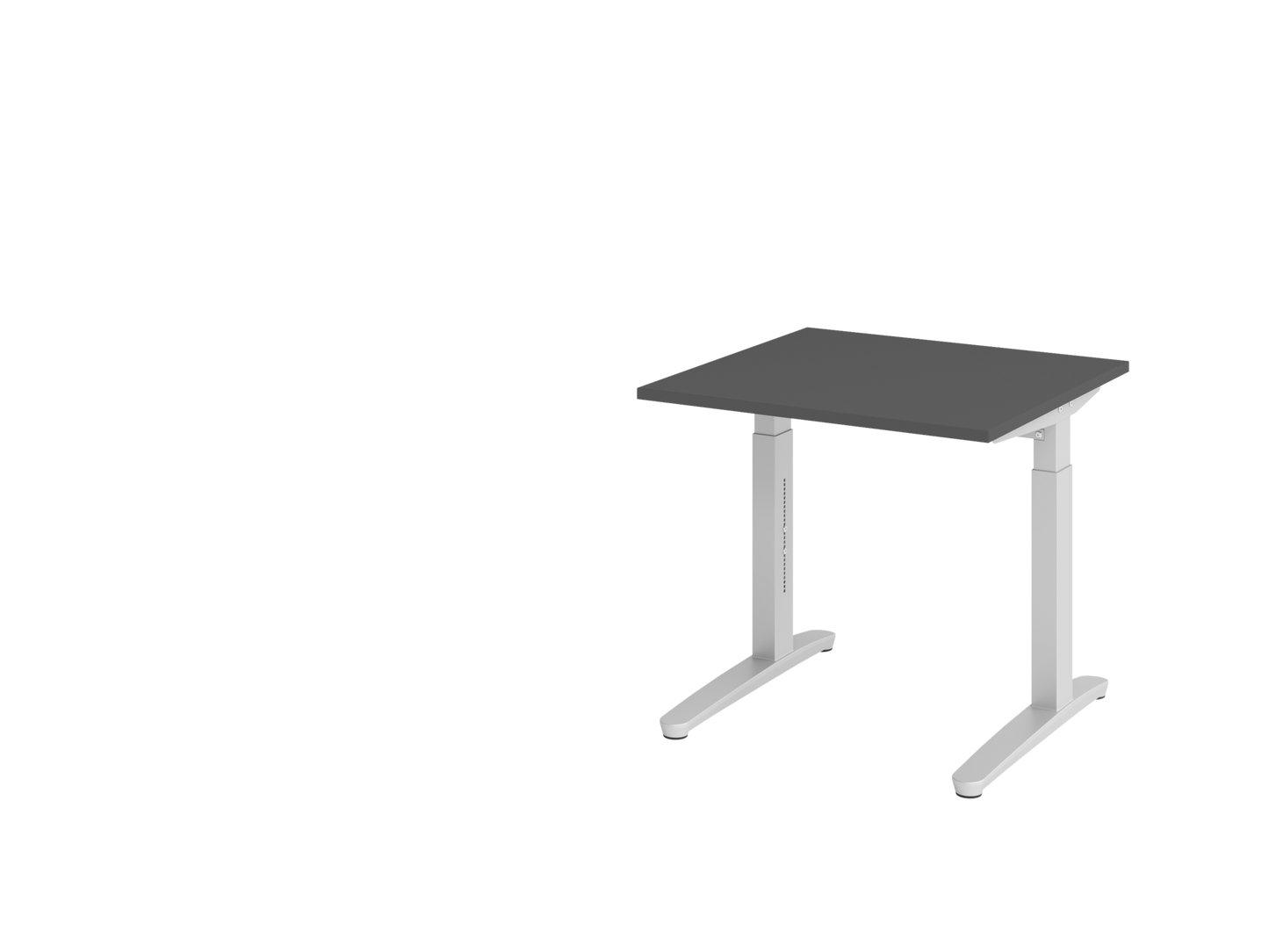 Schreibtisch XB08 C-Fuß 80x80cm