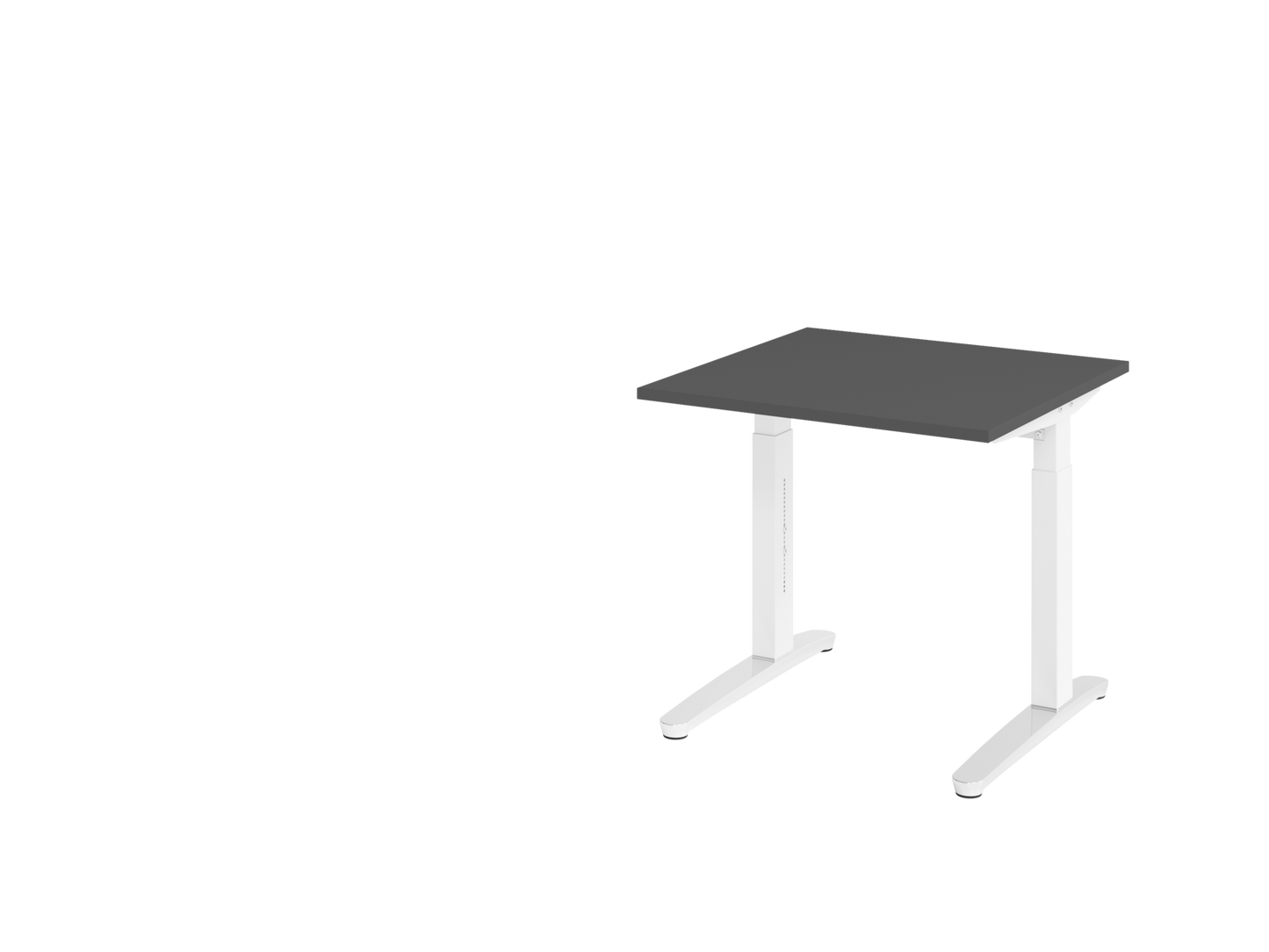 Schreibtisch XB08 C-Fuß 80x80cm