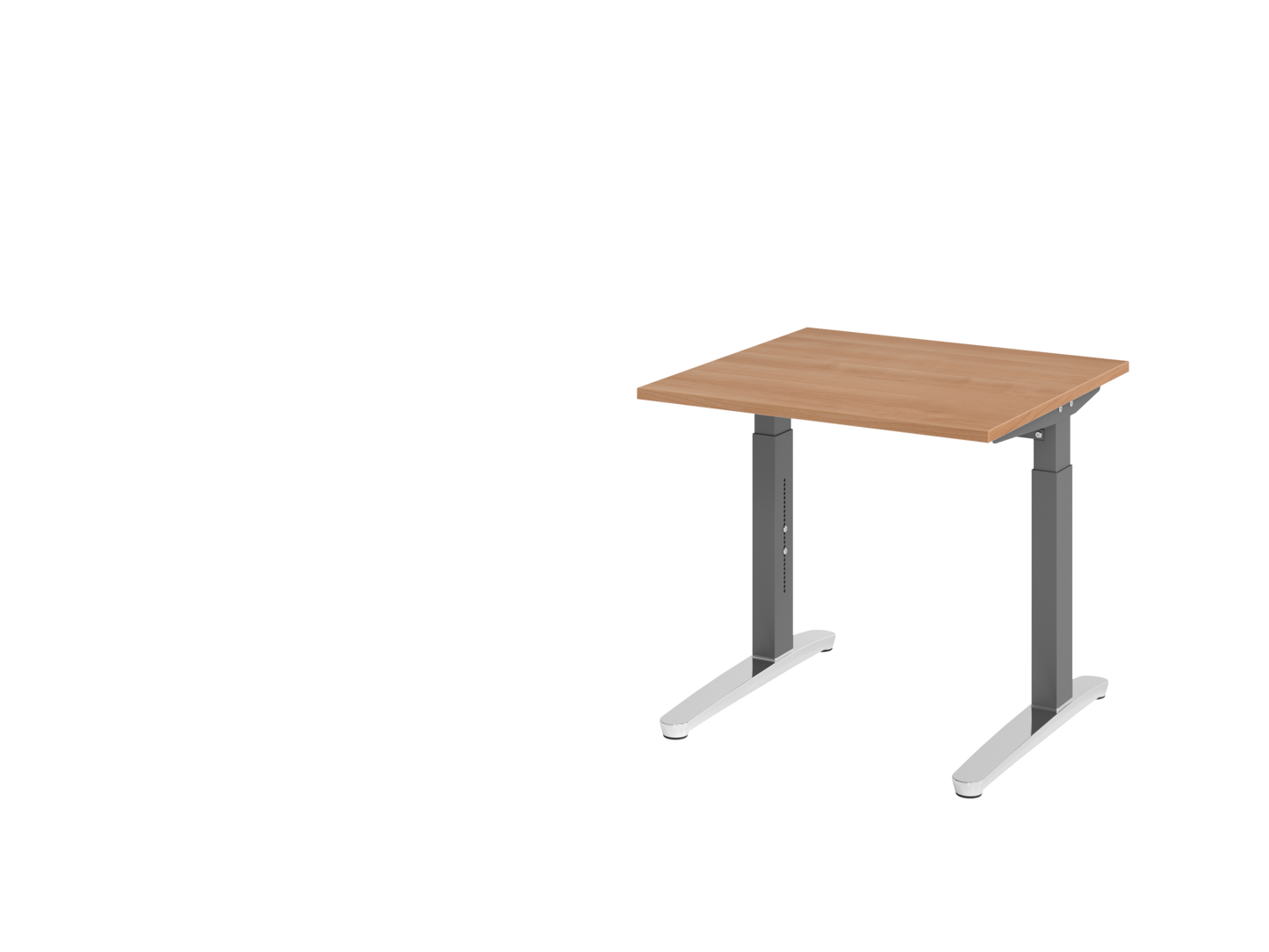Schreibtisch XB08 C-Fuß 80x80cm