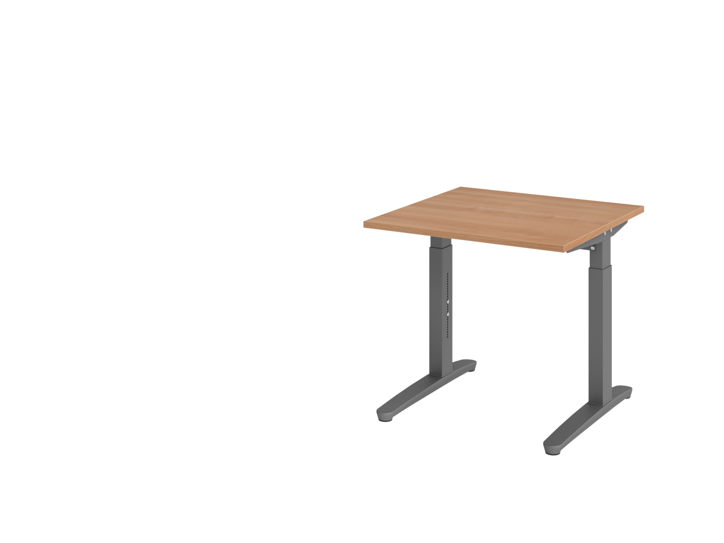 Schreibtisch XB08 C-Fuß 80x80cm