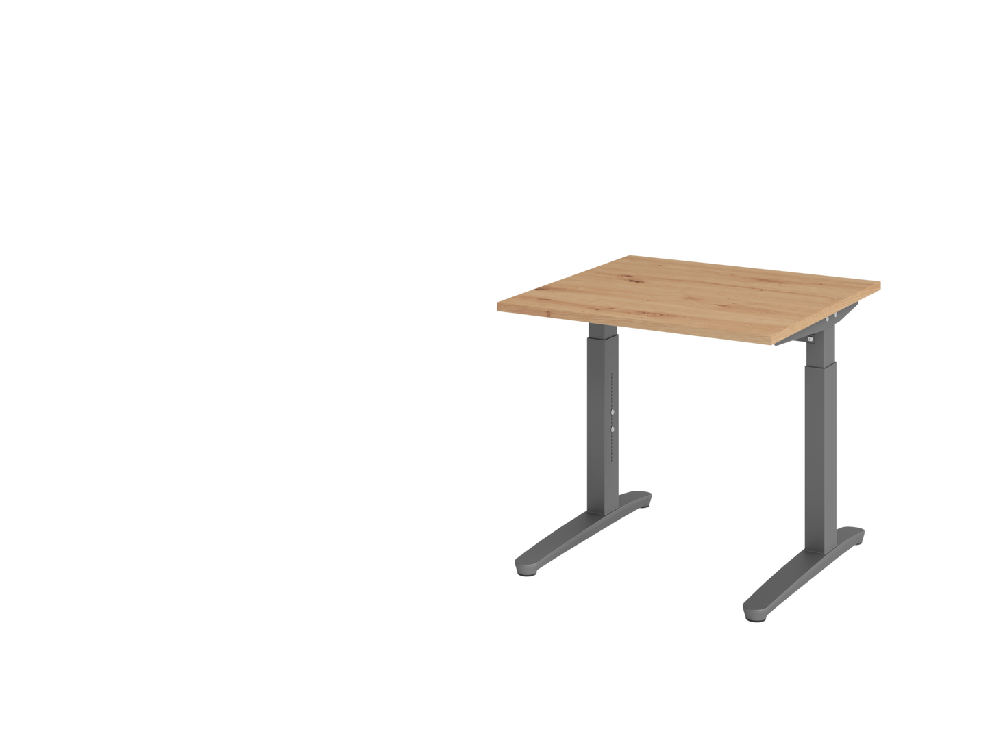 Schreibtisch XB08 C-Fuß 80x80cm