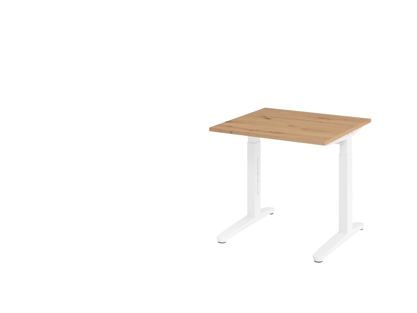 Schreibtisch XB08 C-Fuß 80x80cm