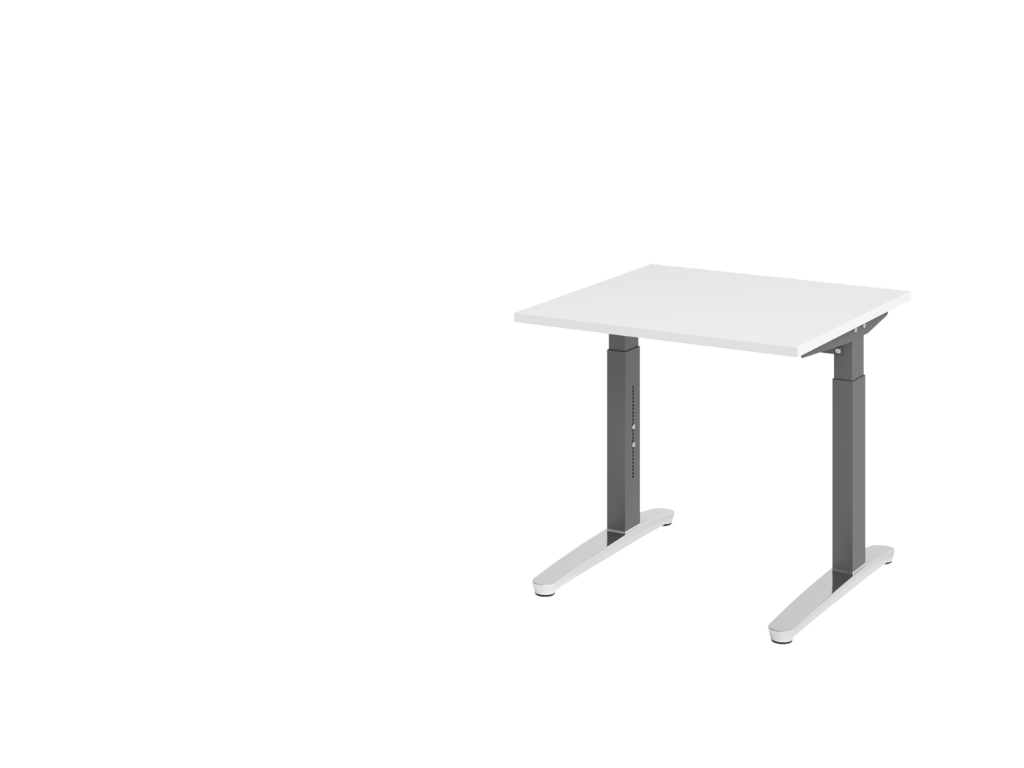 Schreibtisch XB08 C-Fuß 80x80cm