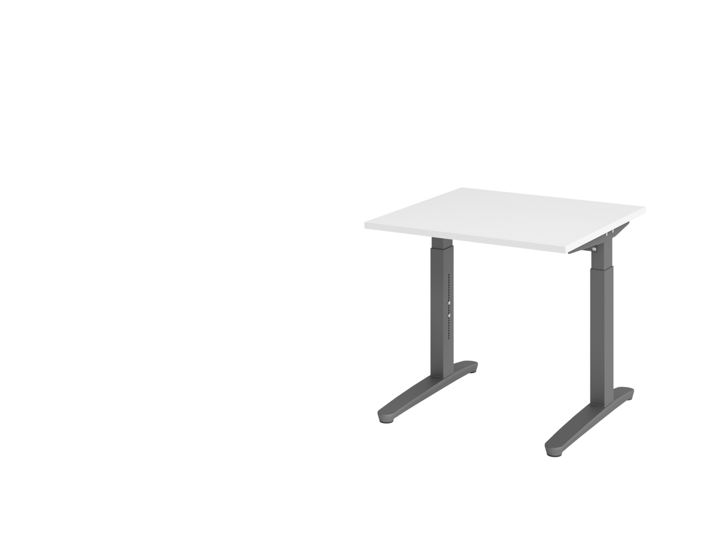 Schreibtisch XB08 C-Fuß 80x80cm