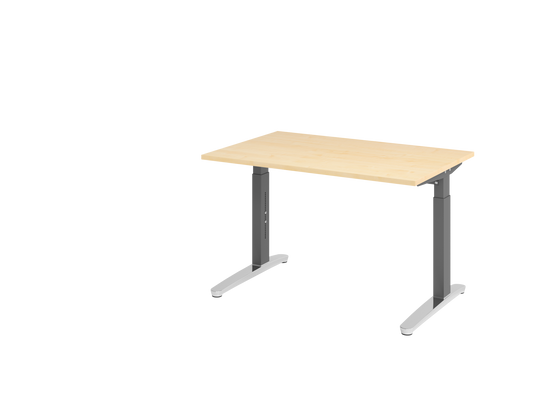 Schreibtisch XB12 C-Fuß 120x80cm