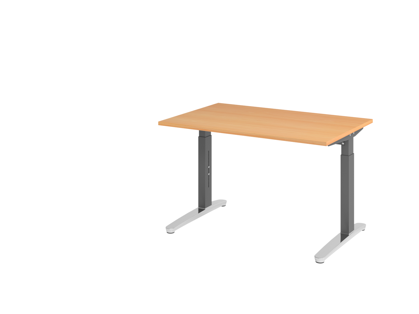 Schreibtisch XB12 C-Fuß 120x80cm