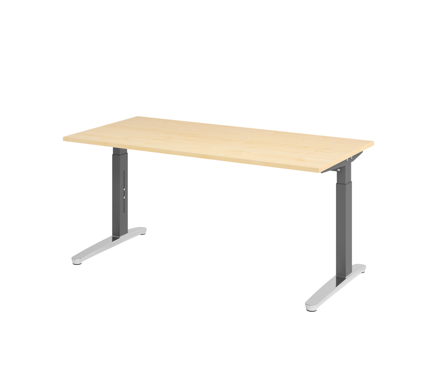 Schreibtisch XB16 C-Fuß 160x80cm