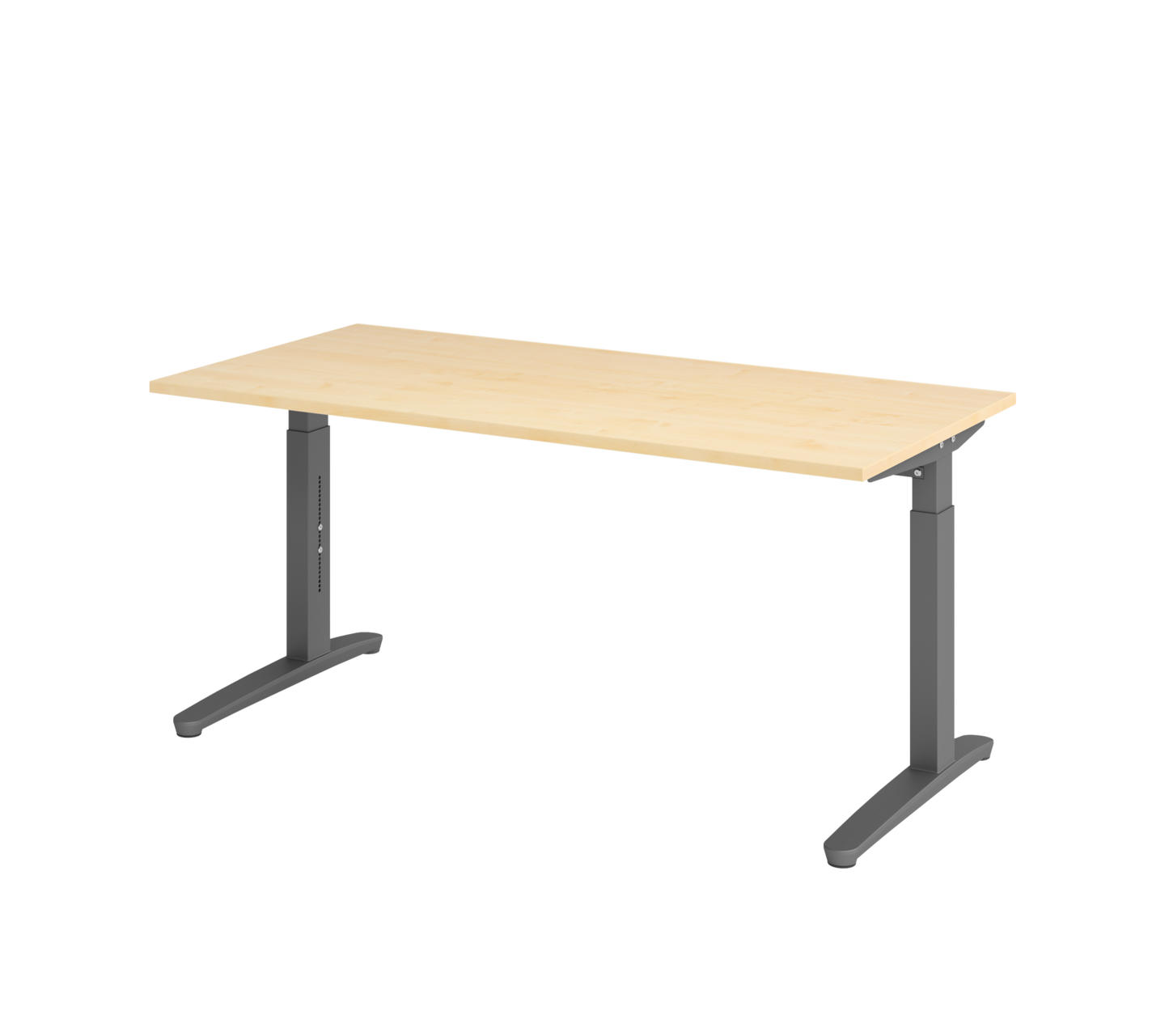 Schreibtisch XB16 C-Fuß 160x80cm