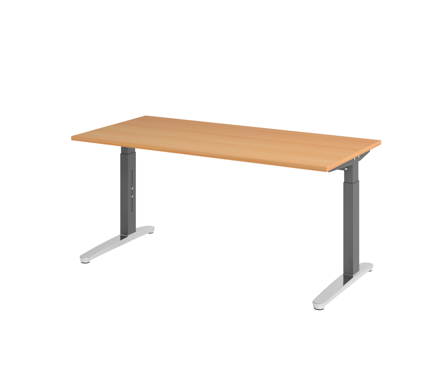 Schreibtisch XB16 C-Fuß 160x80cm