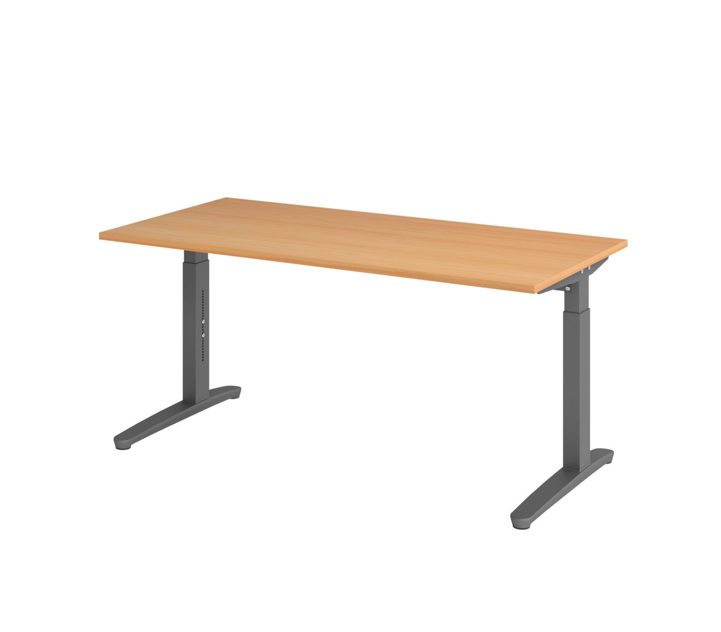 Schreibtisch XB16 C-Fuß 160x80cm