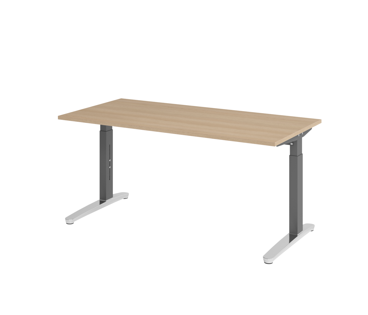 Schreibtisch XB16 C-Fuß 160x80cm