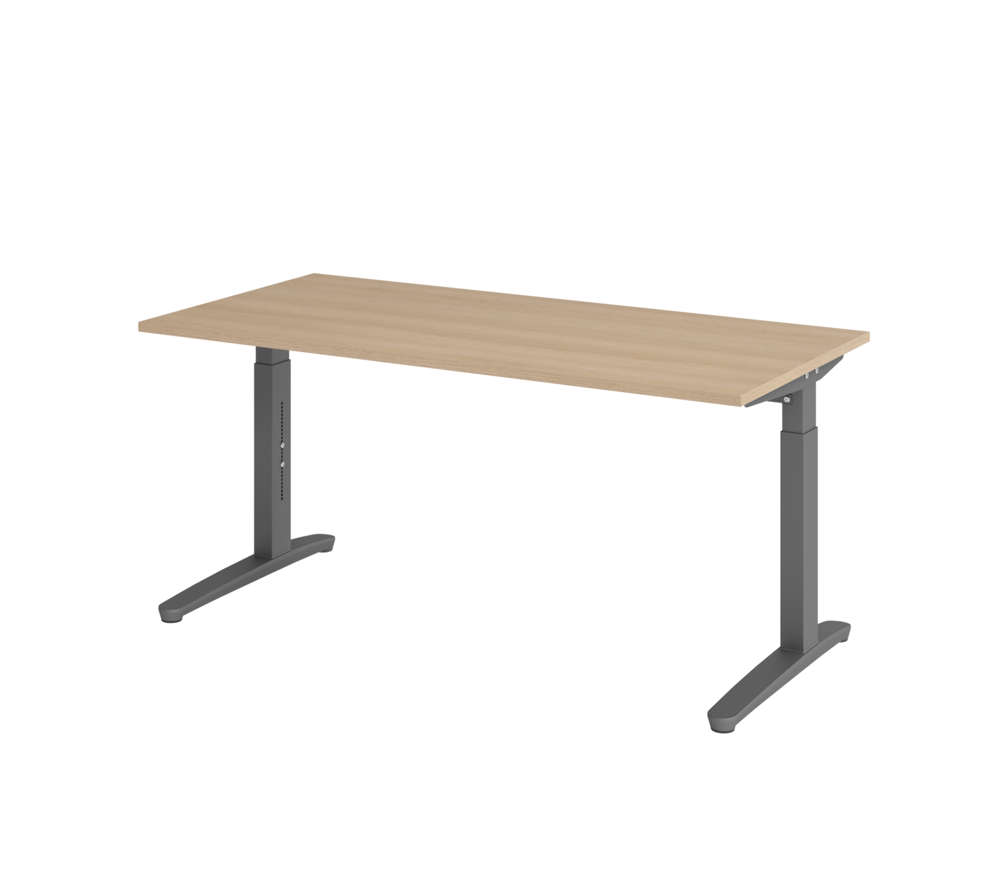 Schreibtisch XB16 C-Fuß 160x80cm