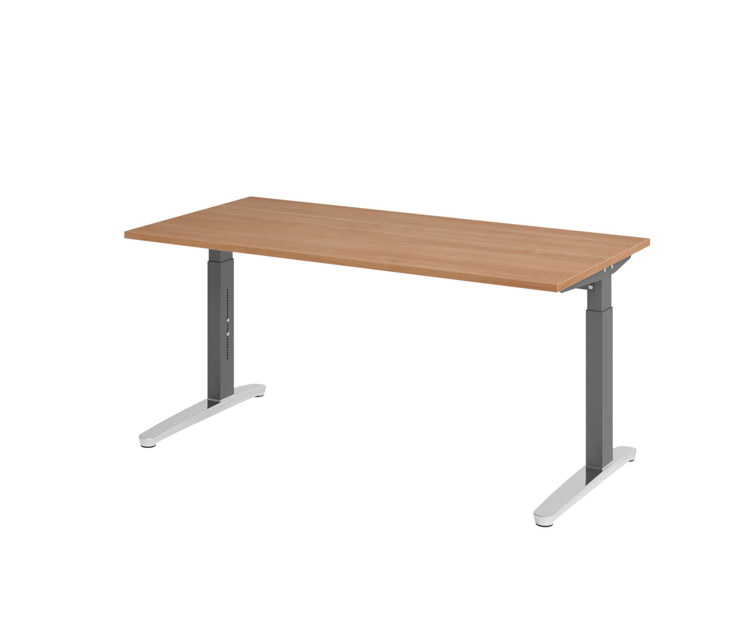 Schreibtisch XB16 C-Fuß 160x80cm