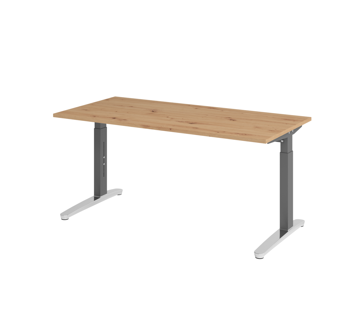 Schreibtisch XB16 C-Fuß 160x80cm