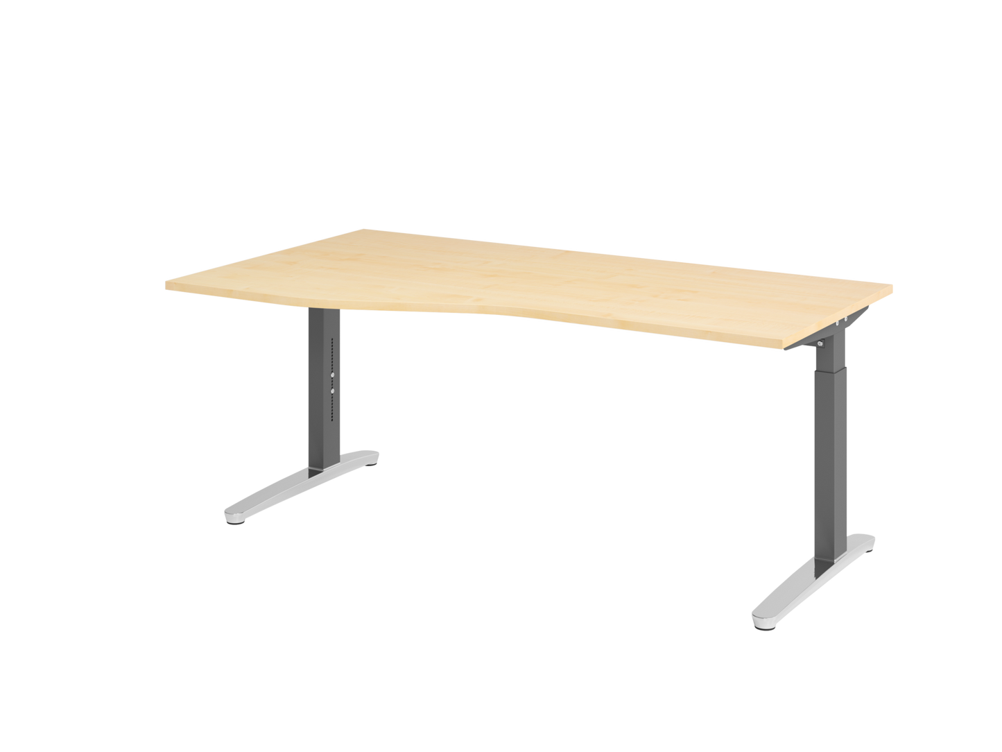 Schreibtisch XB18 C-Fuß 180x100/80cm