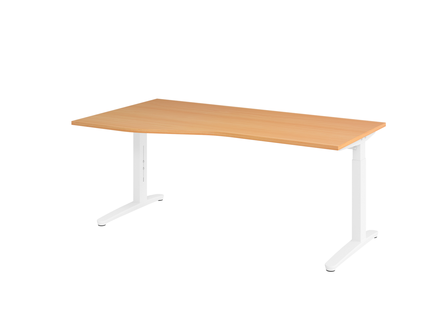 Schreibtisch XB18 C-Fuß 180x100/80cm