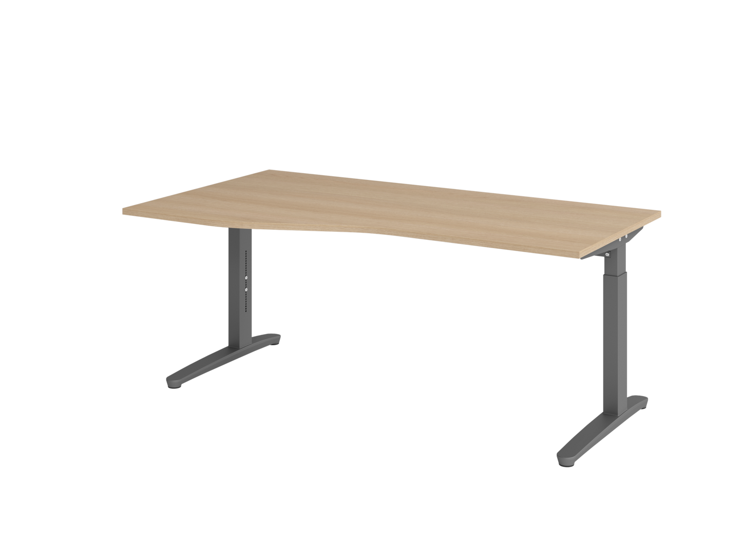 Schreibtisch XB18 C-Fuß 180x100/80cm