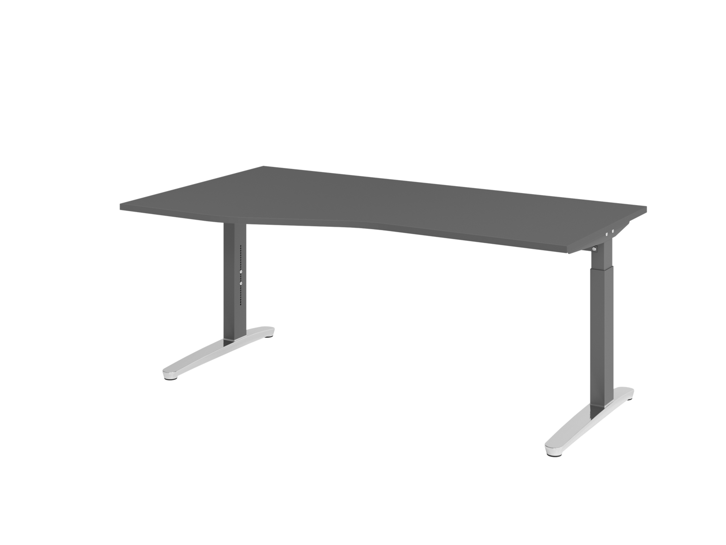 Schreibtisch XB18 C-Fuß 180x100/80cm