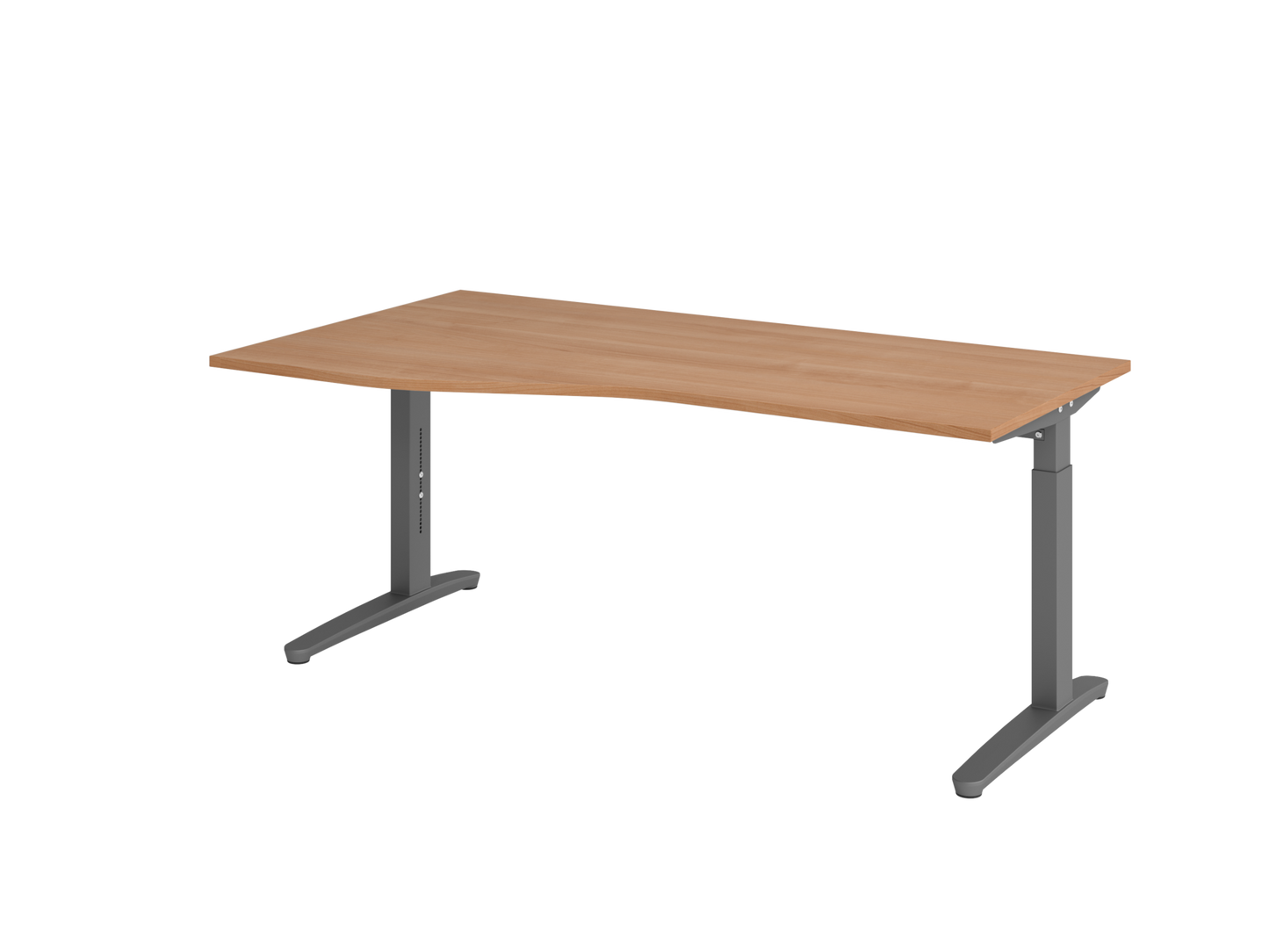 Schreibtisch XB18 C-Fuß 180x100/80cm