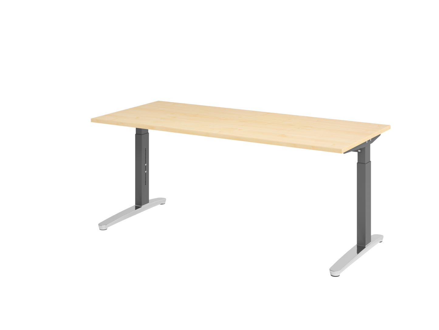 Schreibtisch XB19 C-Fuß 180x80cm