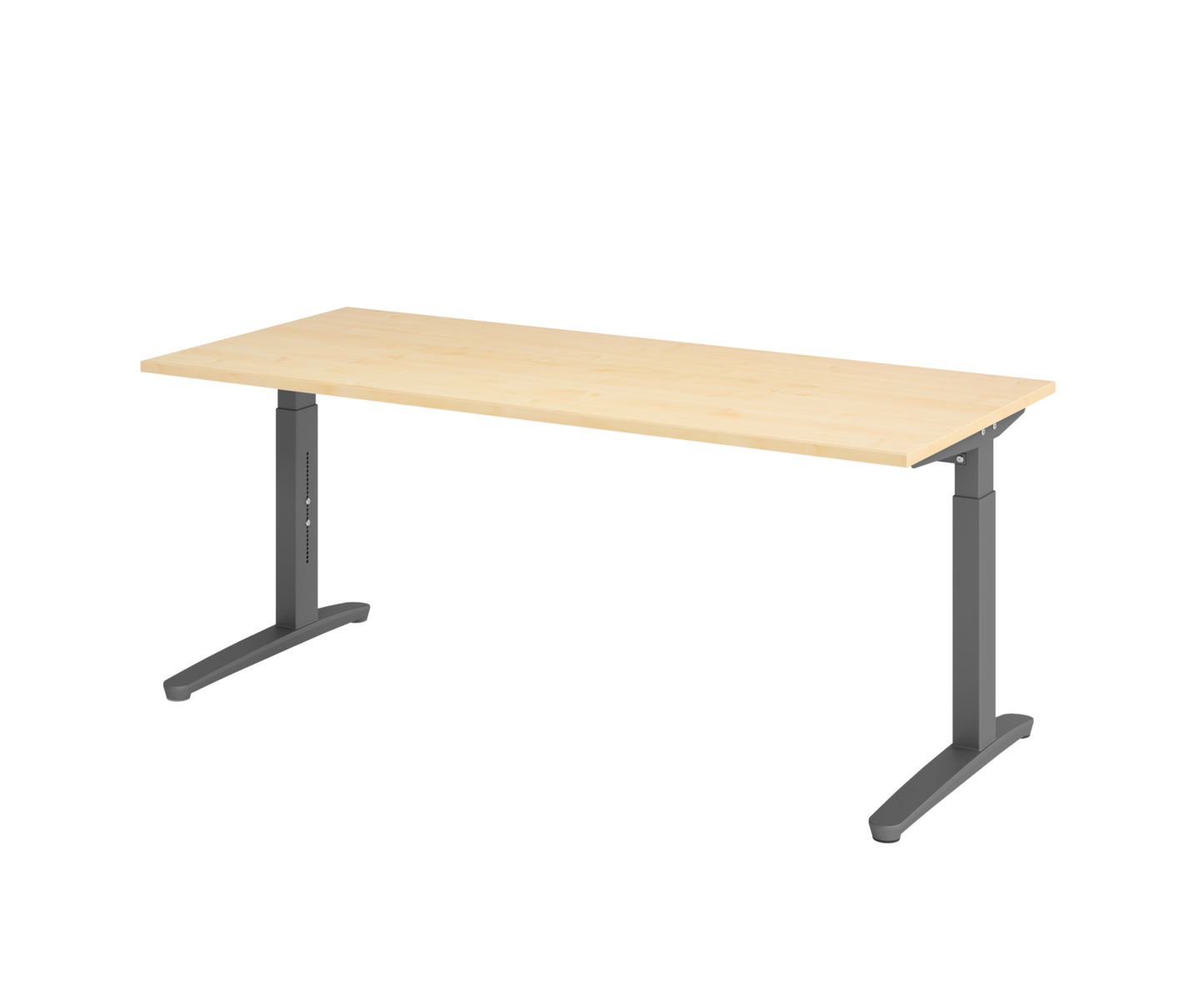 Schreibtisch XB19 C-Fuß 180x80cm