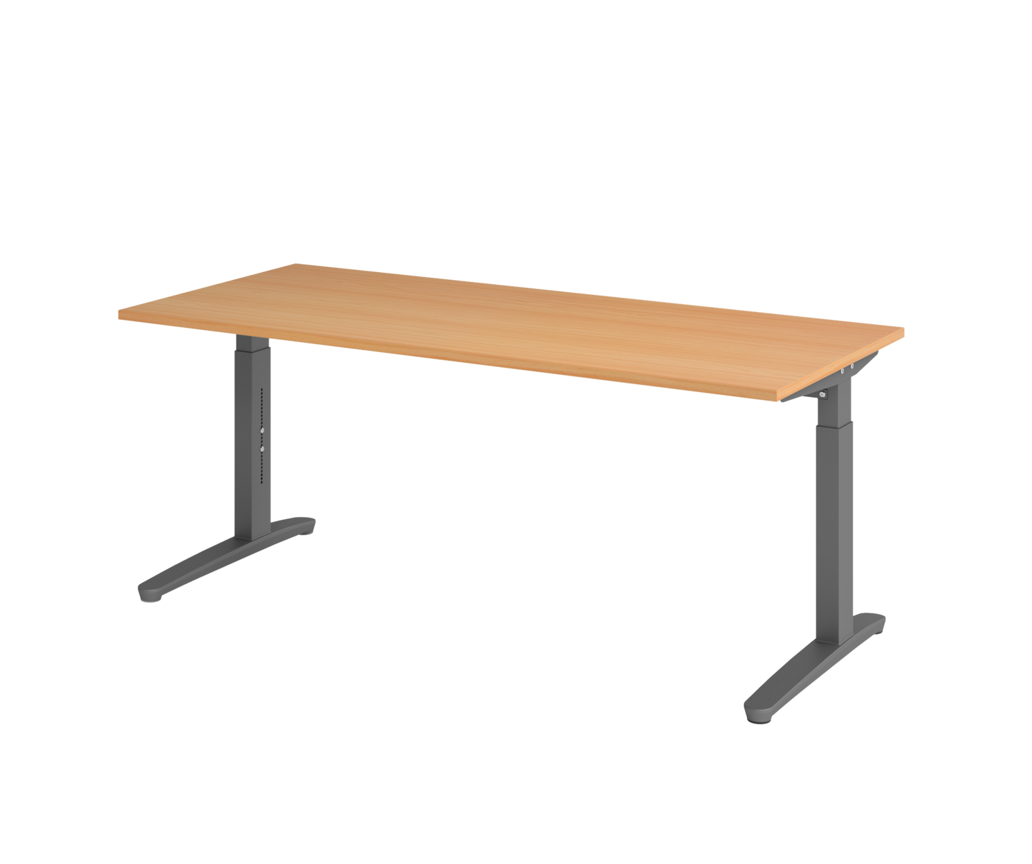Schreibtisch XB19 C-Fuß 180x80cm