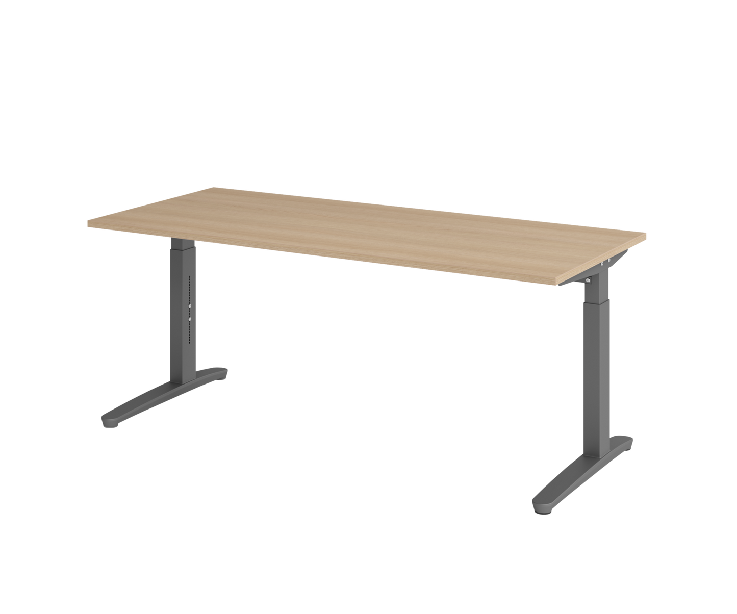 Schreibtisch XB19 C-Fuß 180x80cm