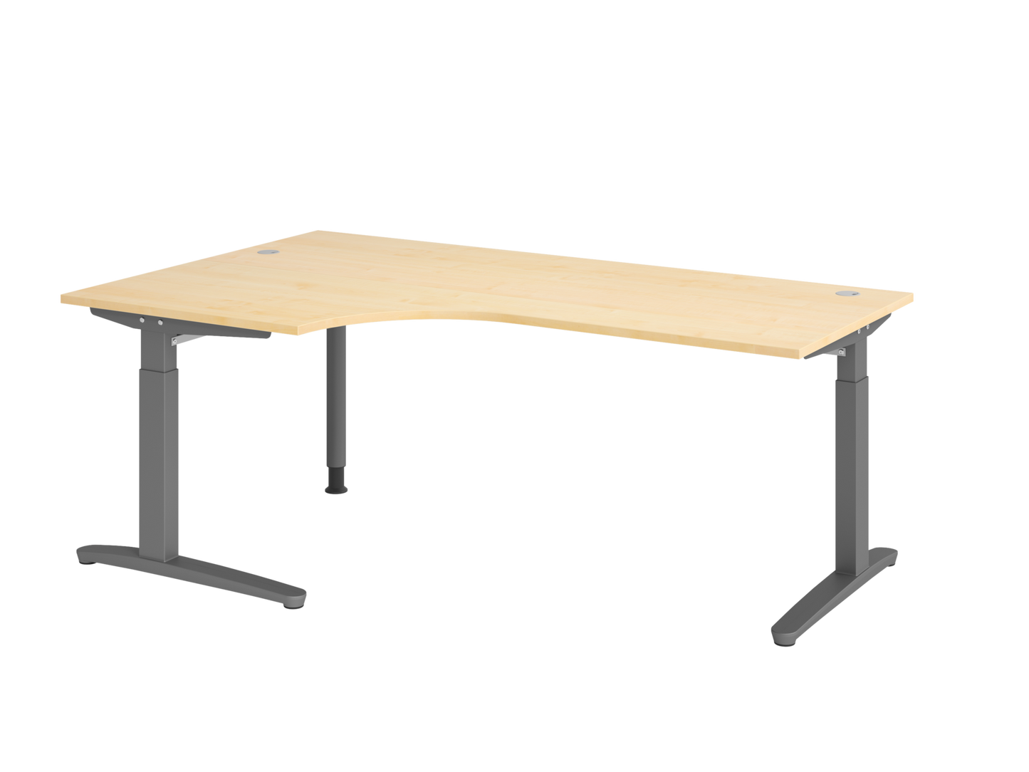 Schreibtisch XB82 C-Fuß 200x120cm 90°