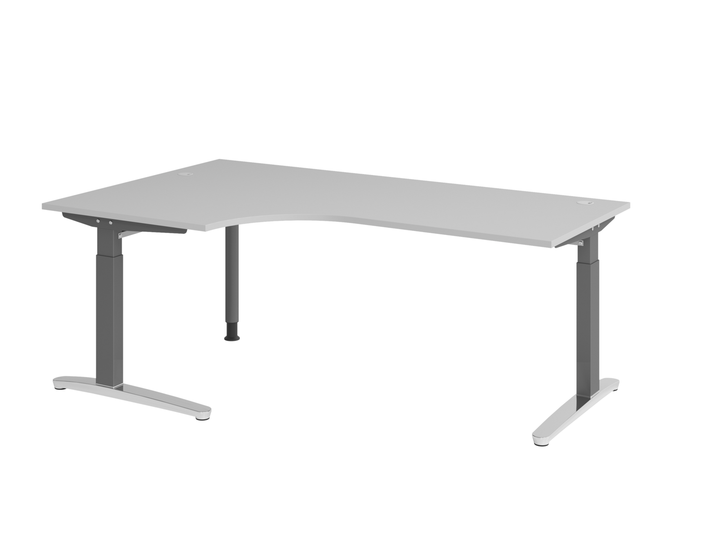 Schreibtisch XB82 C-Fuß 200x120cm 90°