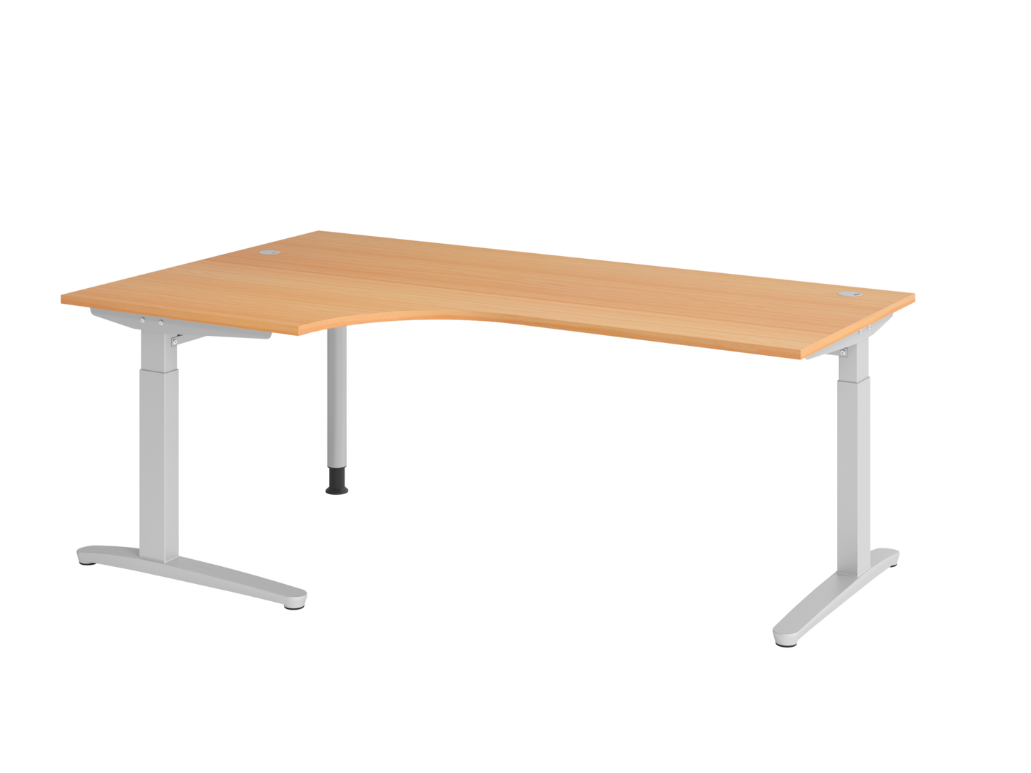 Schreibtisch XB82 C-Fuß 200x120cm 90°