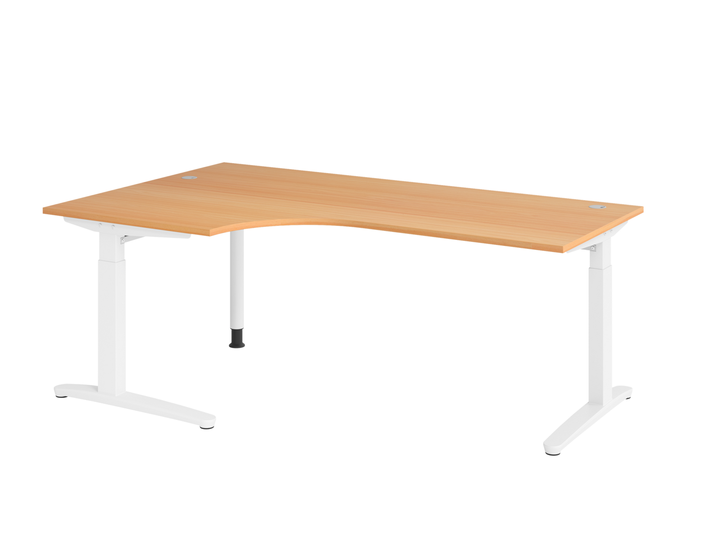 Schreibtisch XB82 C-Fuß 200x120cm 90°