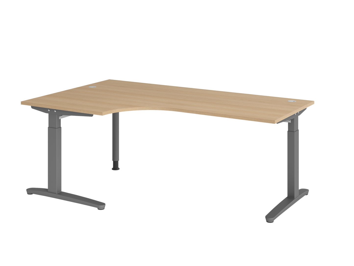 Schreibtisch XB82 C-Fuß 200x120cm 90°