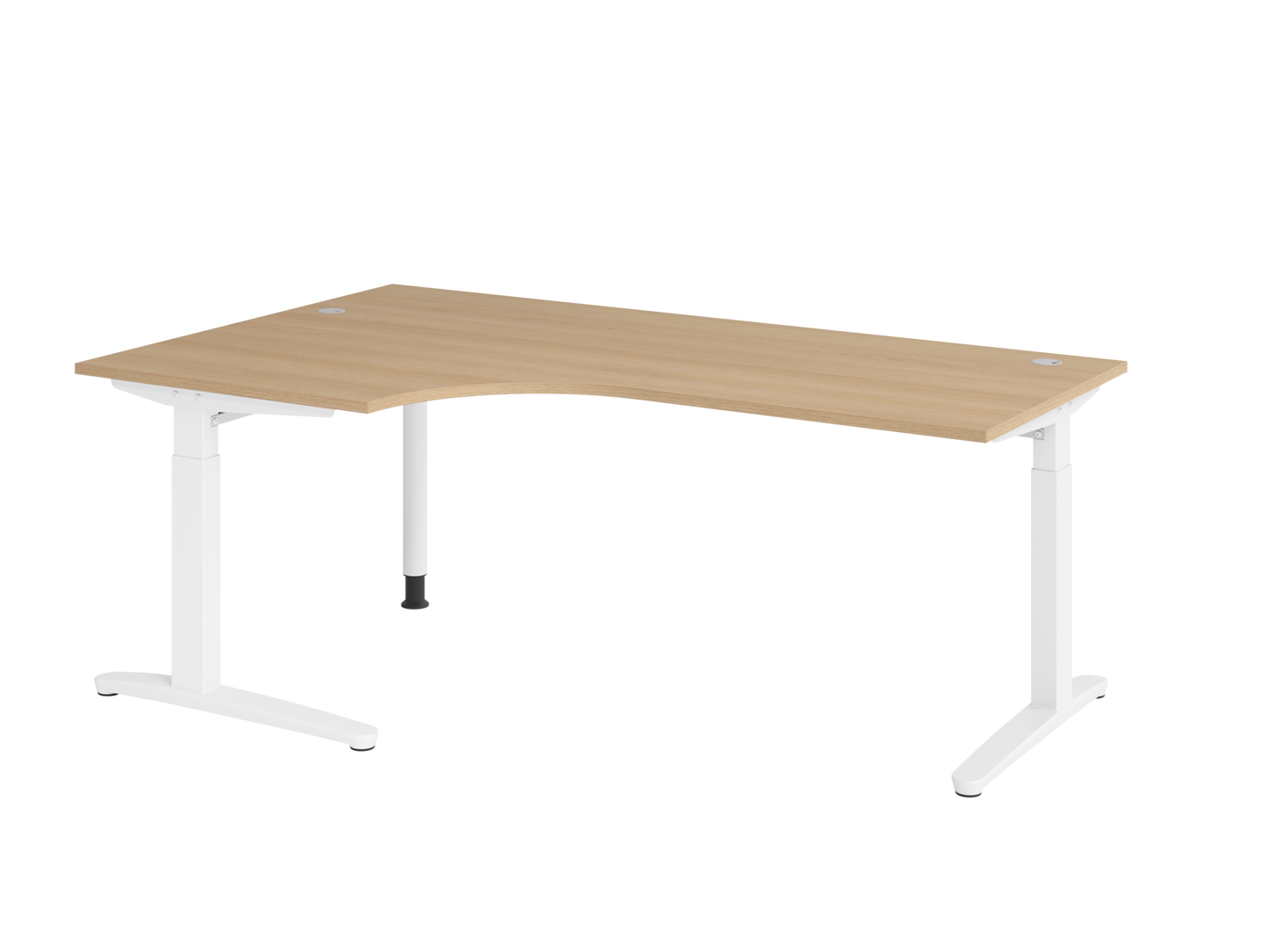 Schreibtisch XB82 C-Fuß 200x120cm 90°