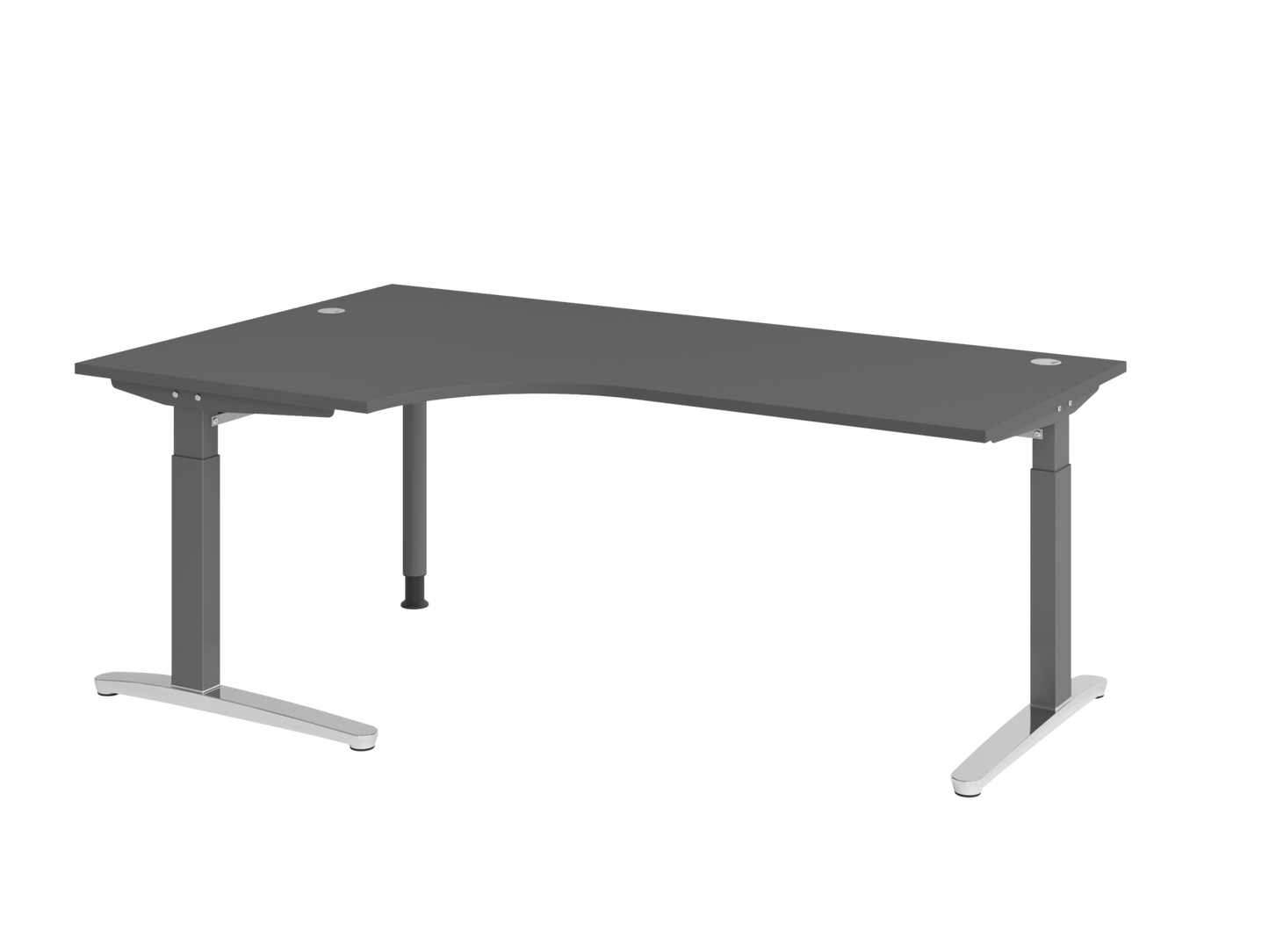 Schreibtisch XB82 C-Fuß 200x120cm 90°