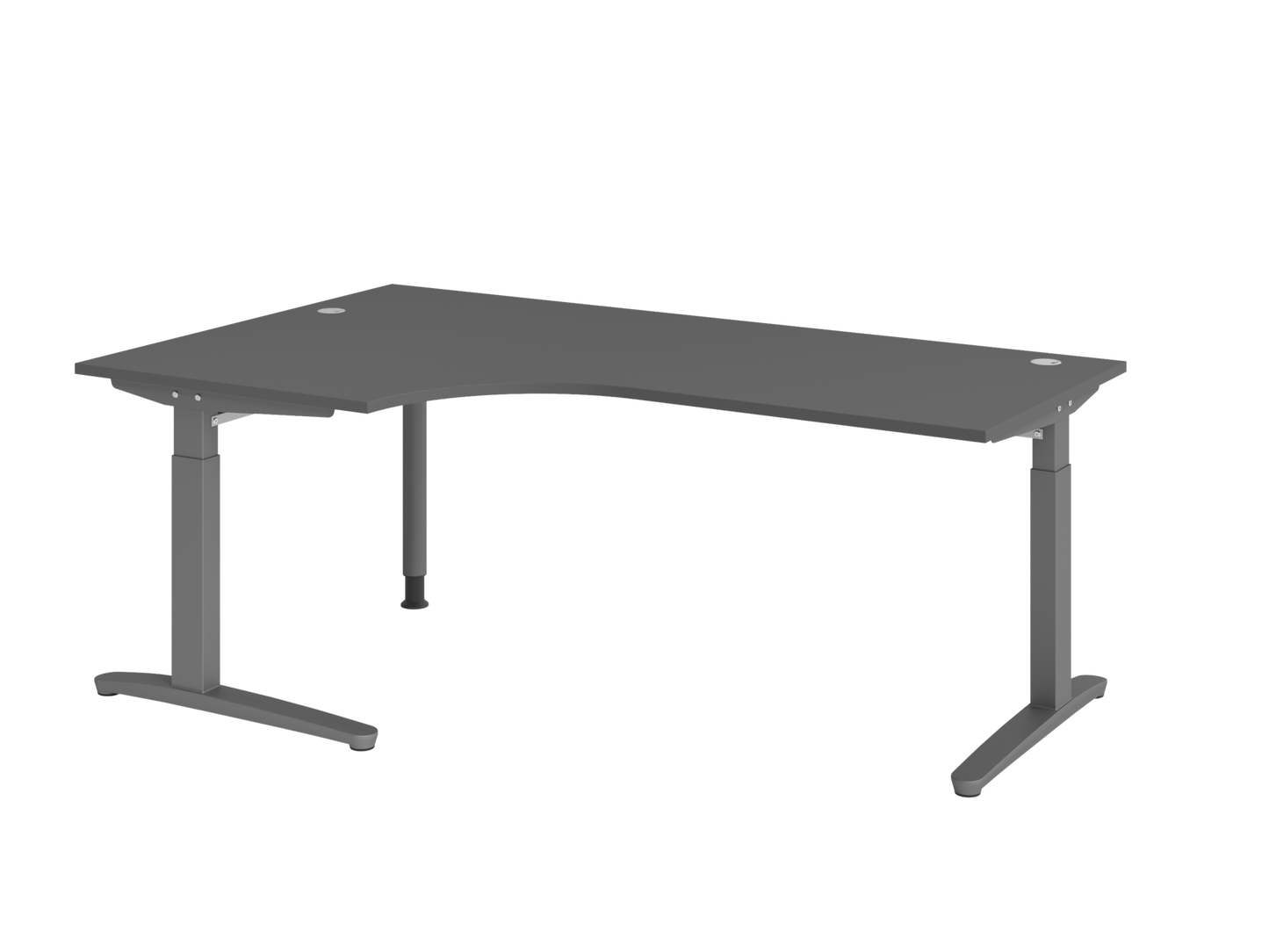 Schreibtisch XB82 C-Fuß 200x120cm 90°