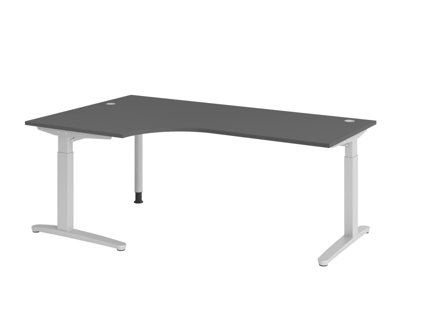 Schreibtisch XB82 C-Fuß 200x120cm 90°